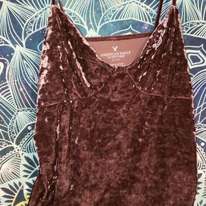 AEO velvet tank top